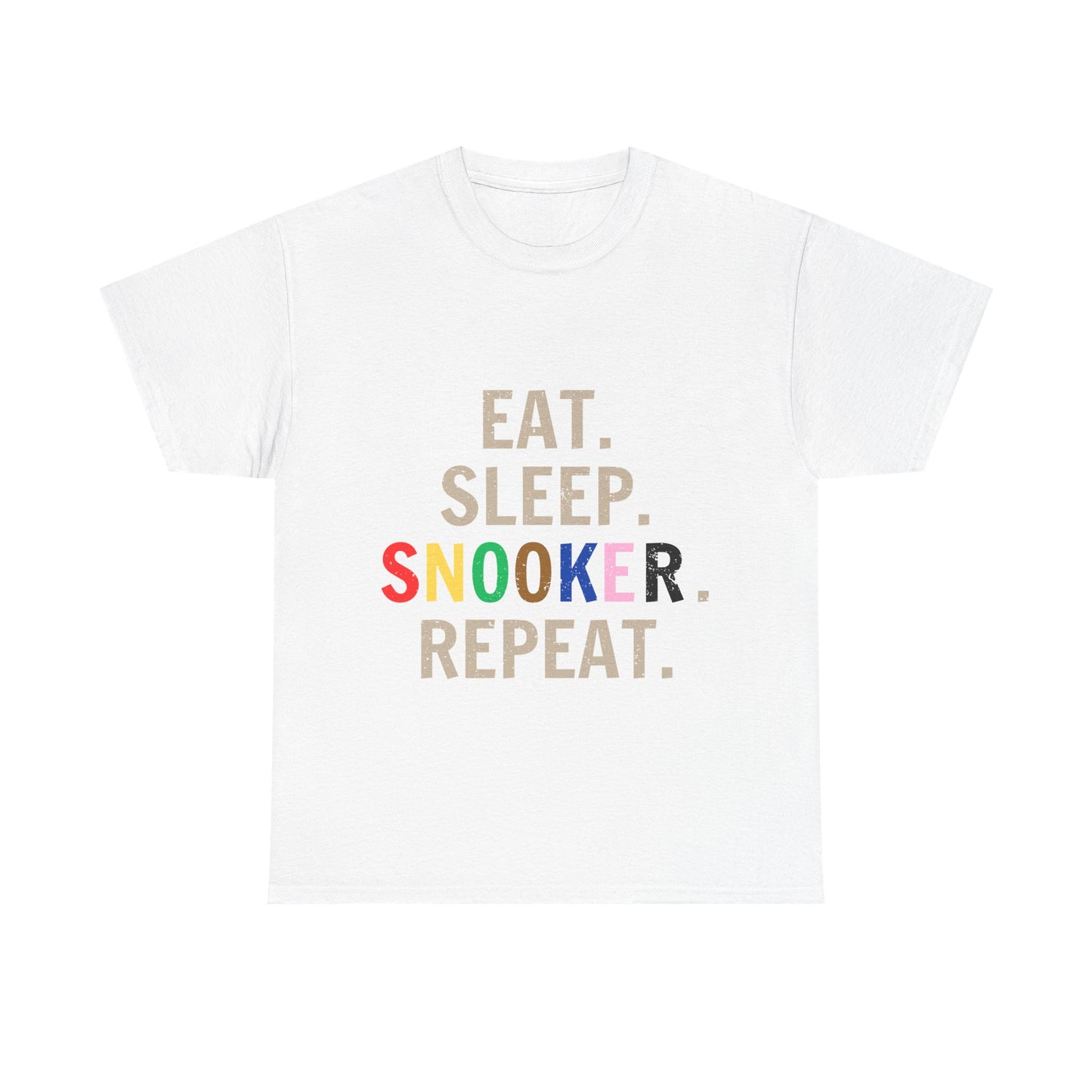Snooker Tee. Eat. Sleep. Snooker. Repeat. T-shirt.