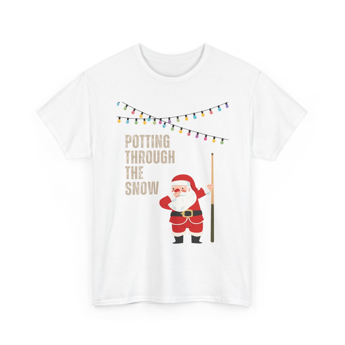 Potting through the now Christmas tee — Funny Santa holiday shirt