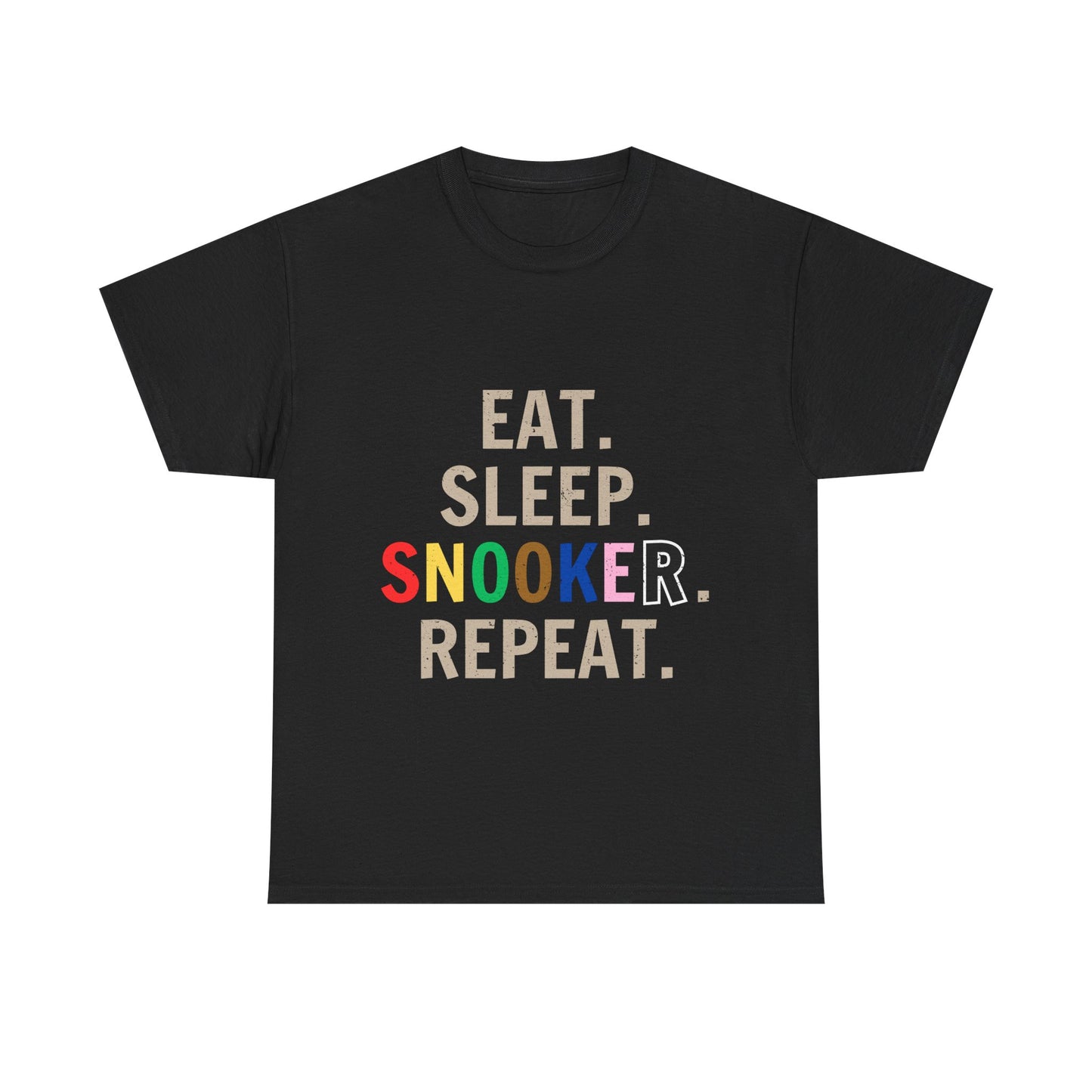 Snooker Tee. Eat. Sleep. Snooker. Repeat. T-shirt.
