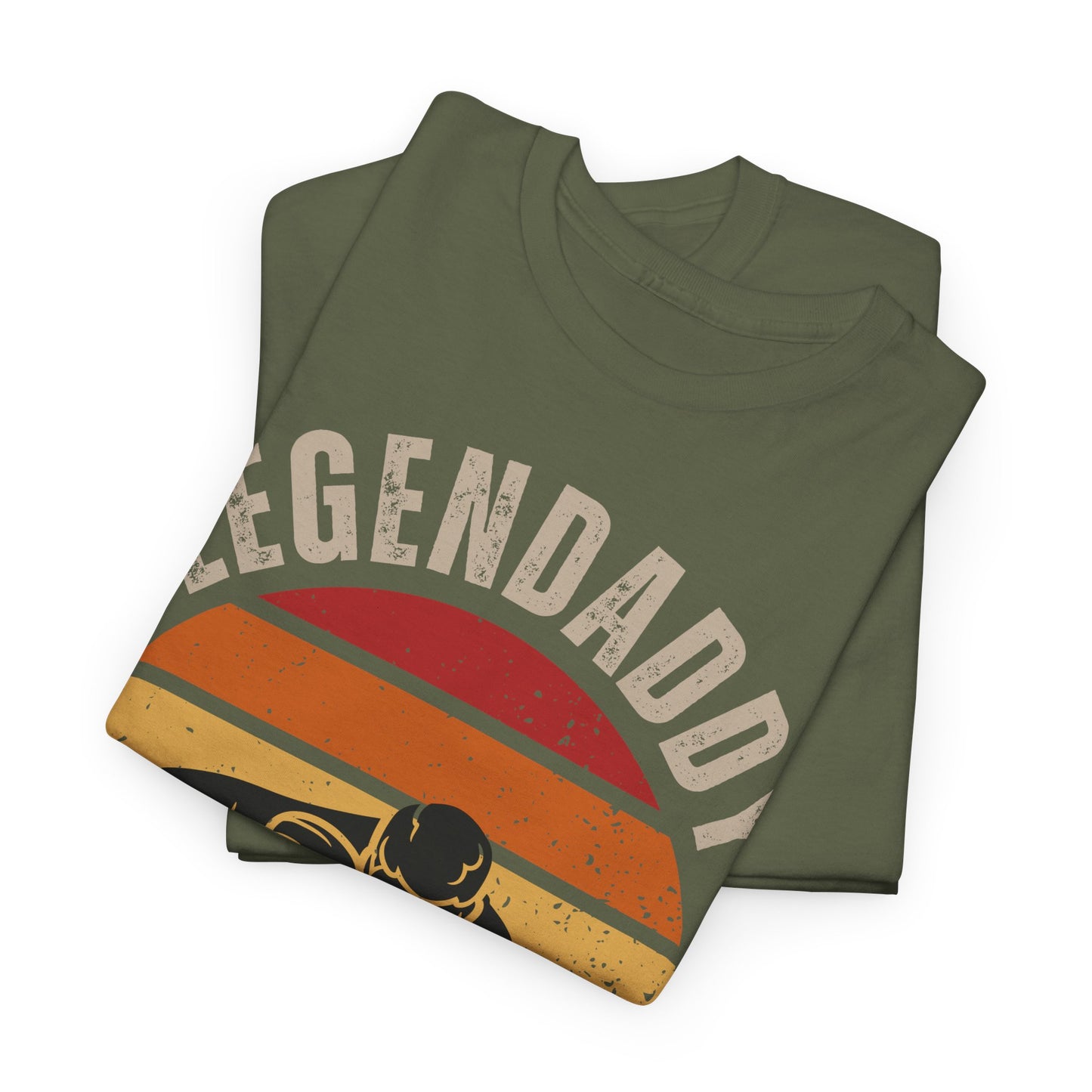 Legendaddy Snooker Fan T-Shirt — Retro Sunset Cue Tee for Billiards Lover Dad