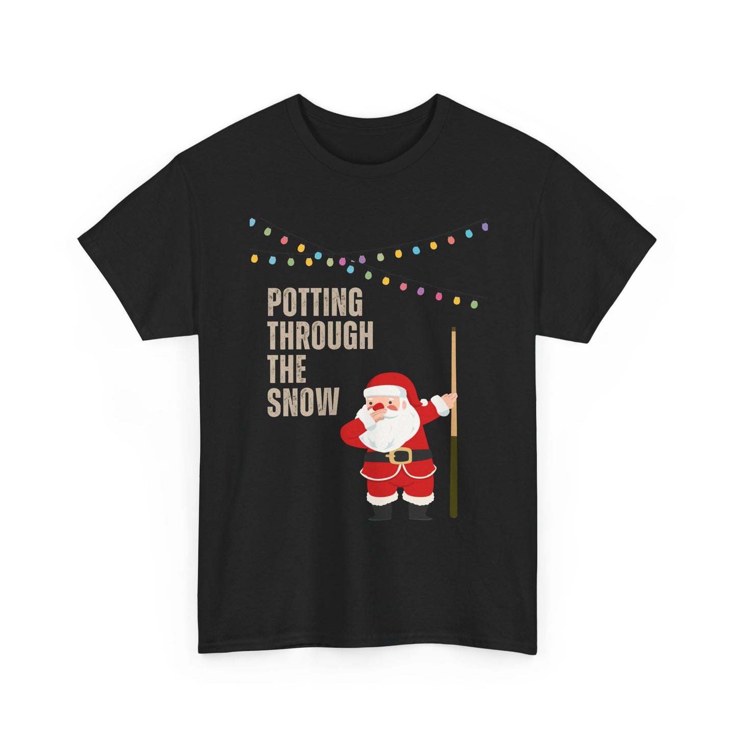 Potting through the now Christmas tee — Funny Santa holiday shirt
