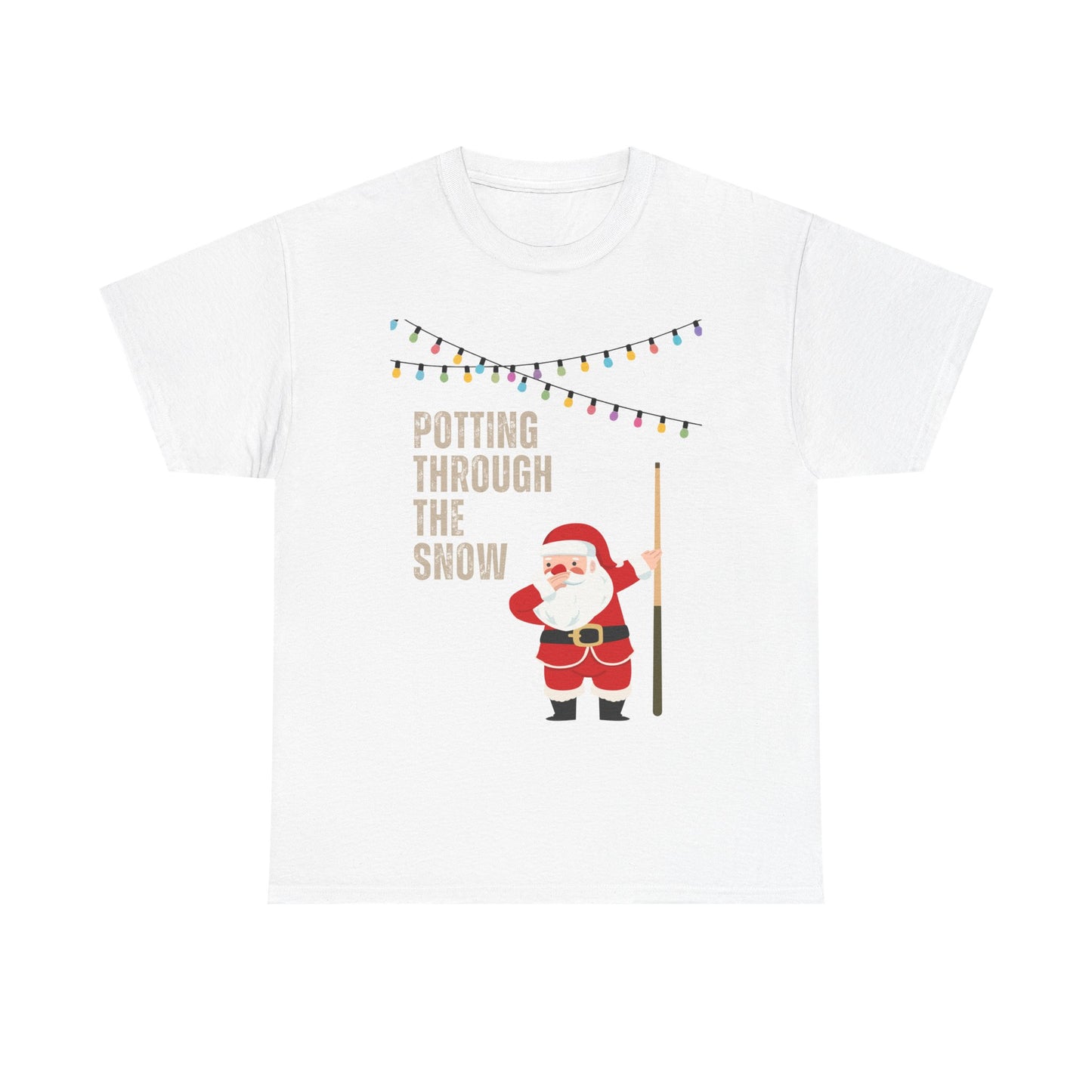 Potting through the now Christmas tee — Funny Santa holiday shirt