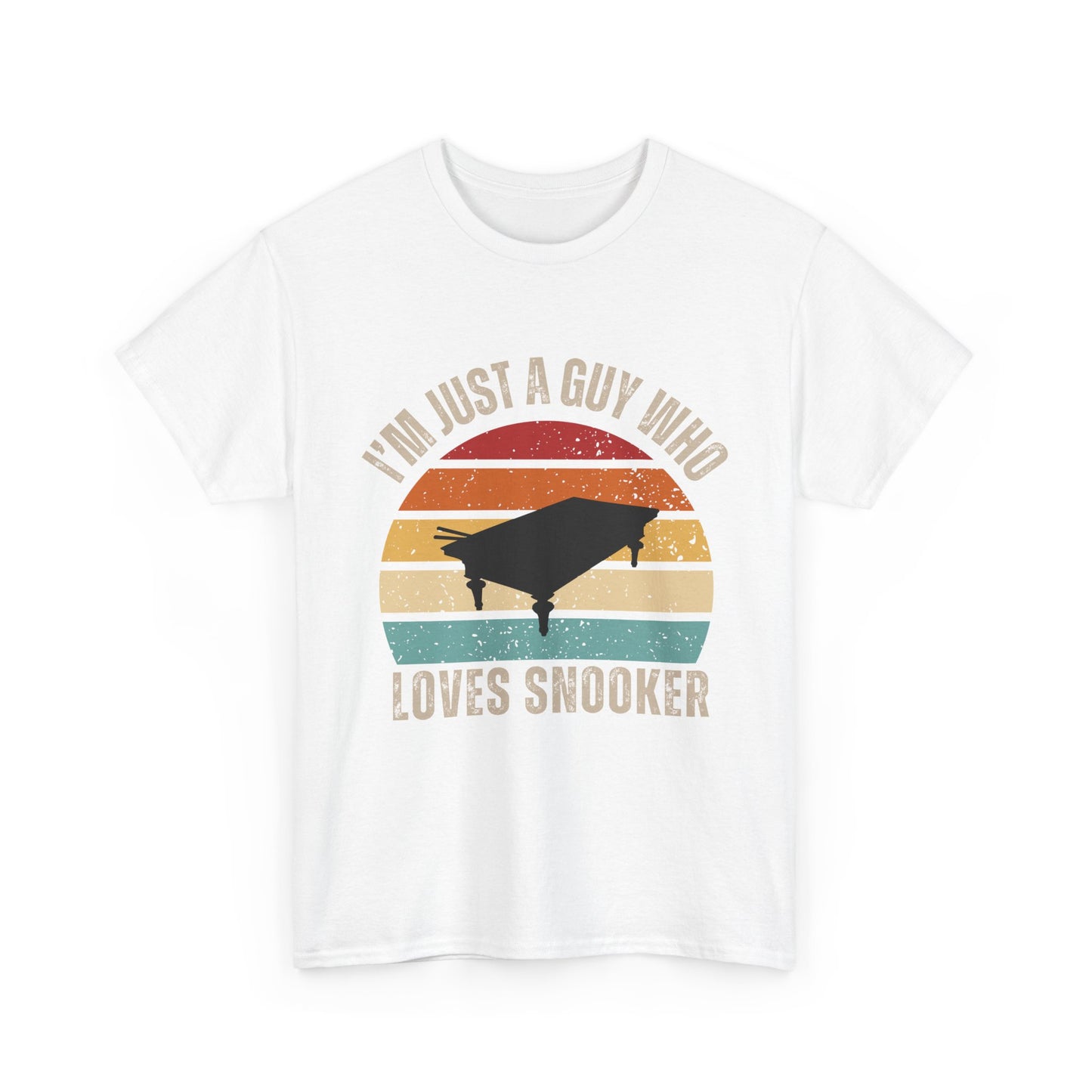 Snooker Sunset Tee - I'm just a guy who loves snooker