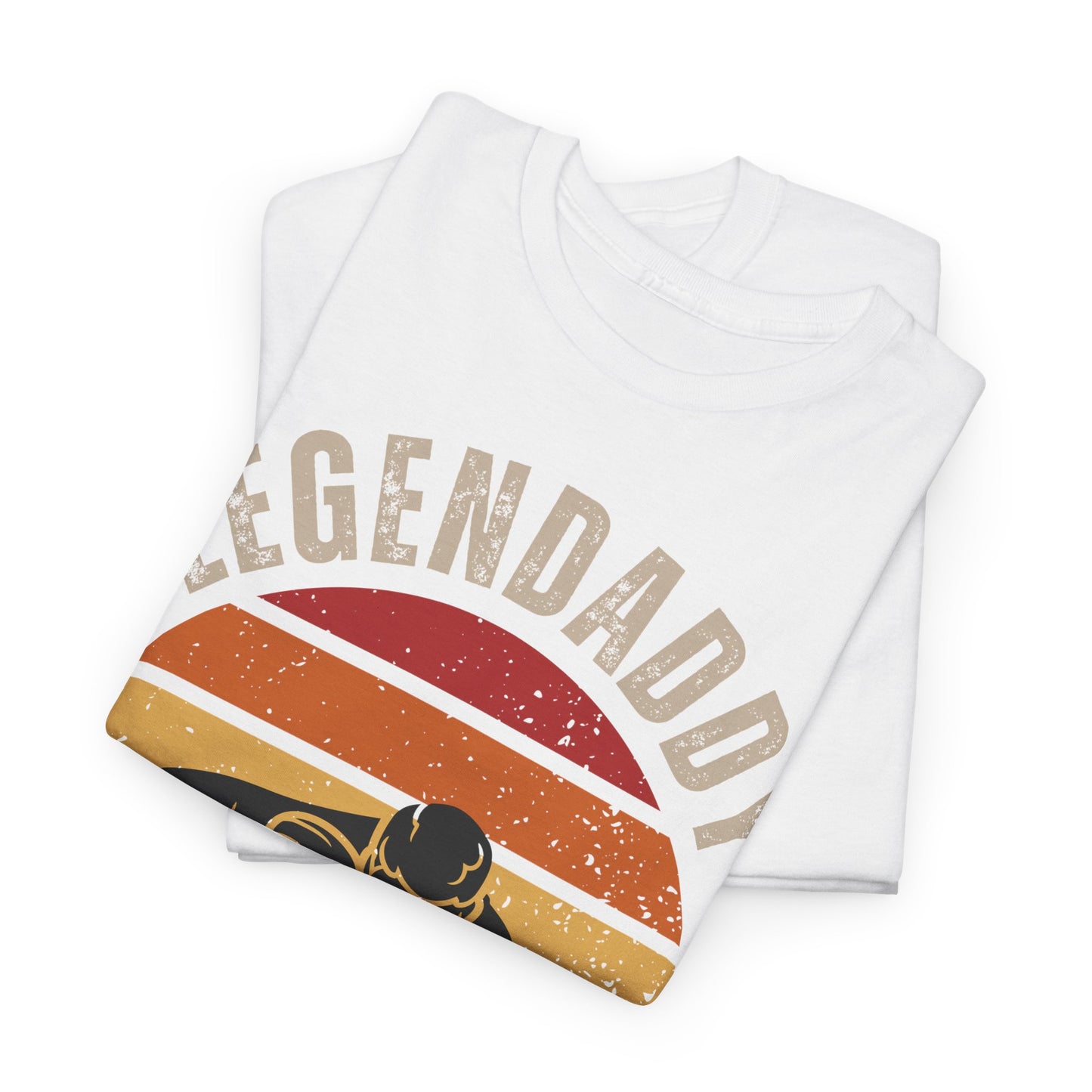 Legendaddy Snooker Fan T-Shirt — Retro Sunset Cue Tee for Billiards Lover Dad