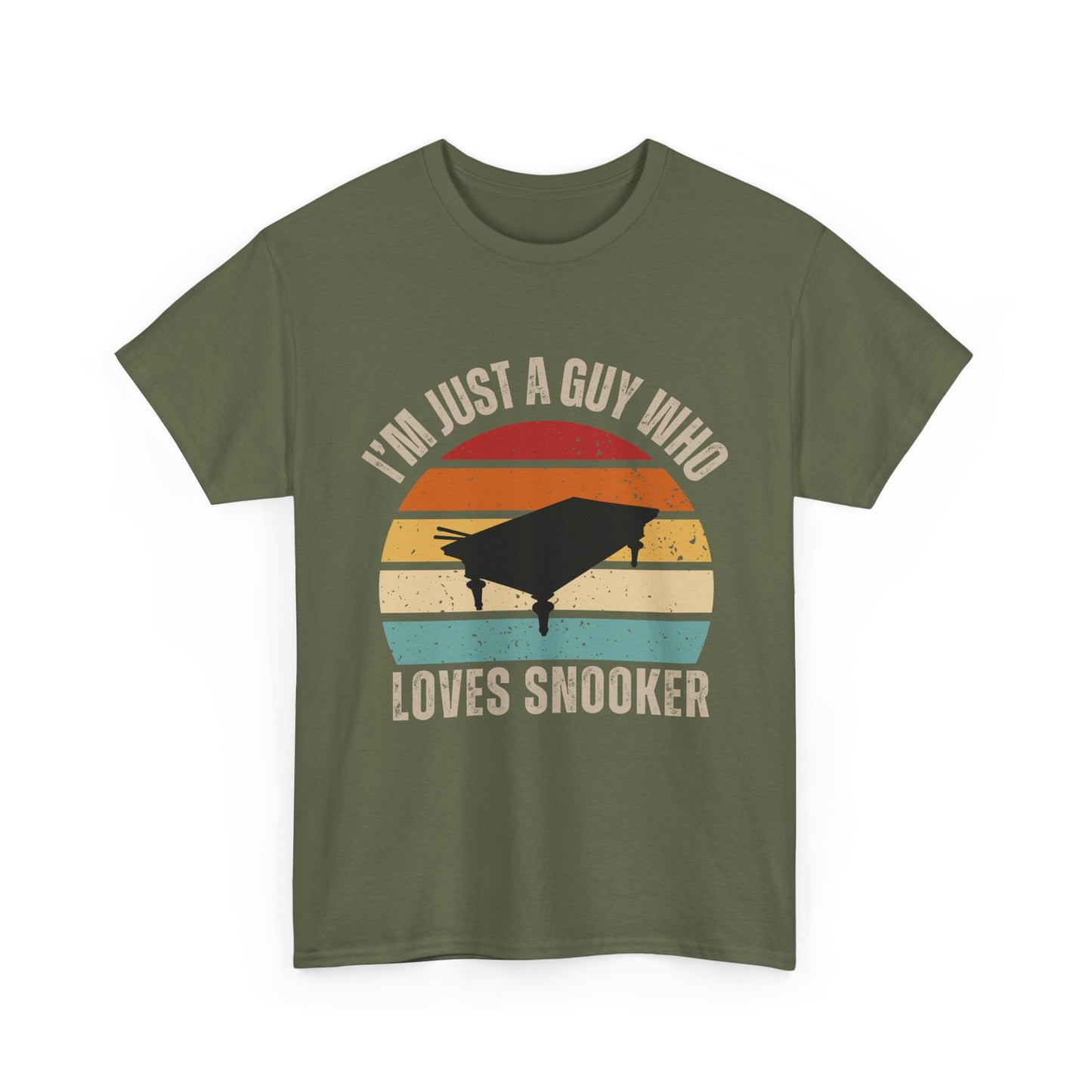 Snooker Sunset Tee - I'm just a guy who loves snooker