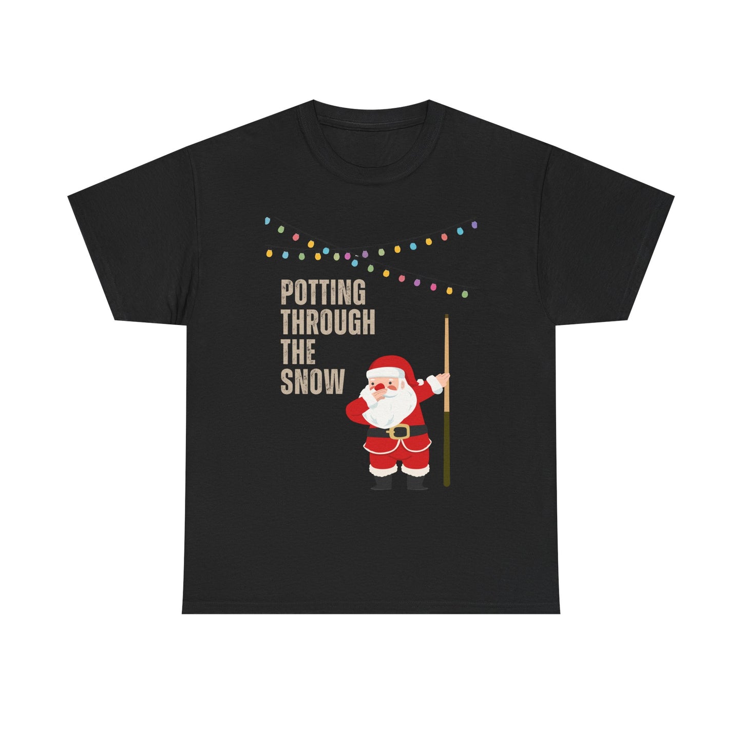 Potting through the now Christmas tee — Funny Santa holiday shirt