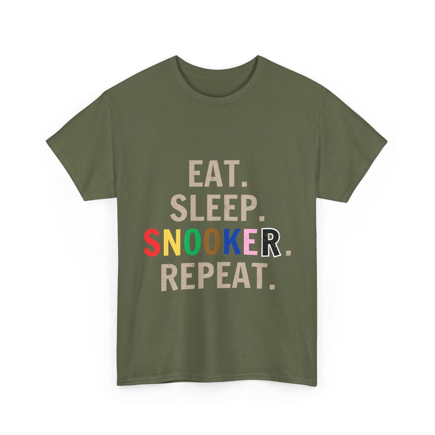 Snooker Tee. Eat. Sleep. Snooker. Repeat. T-shirt.